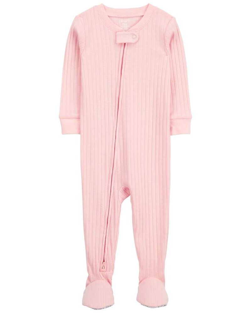 Baby 1-Piece Cotton Blend Footie Pyjamas, image 1 of 3 slides