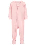 Baby 1-Piece Cotton Blend Footie Pyjamas, image 1 of 3 slides
