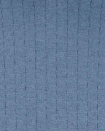 Toddler Hooded Doubleknit Pullover - Blue, 