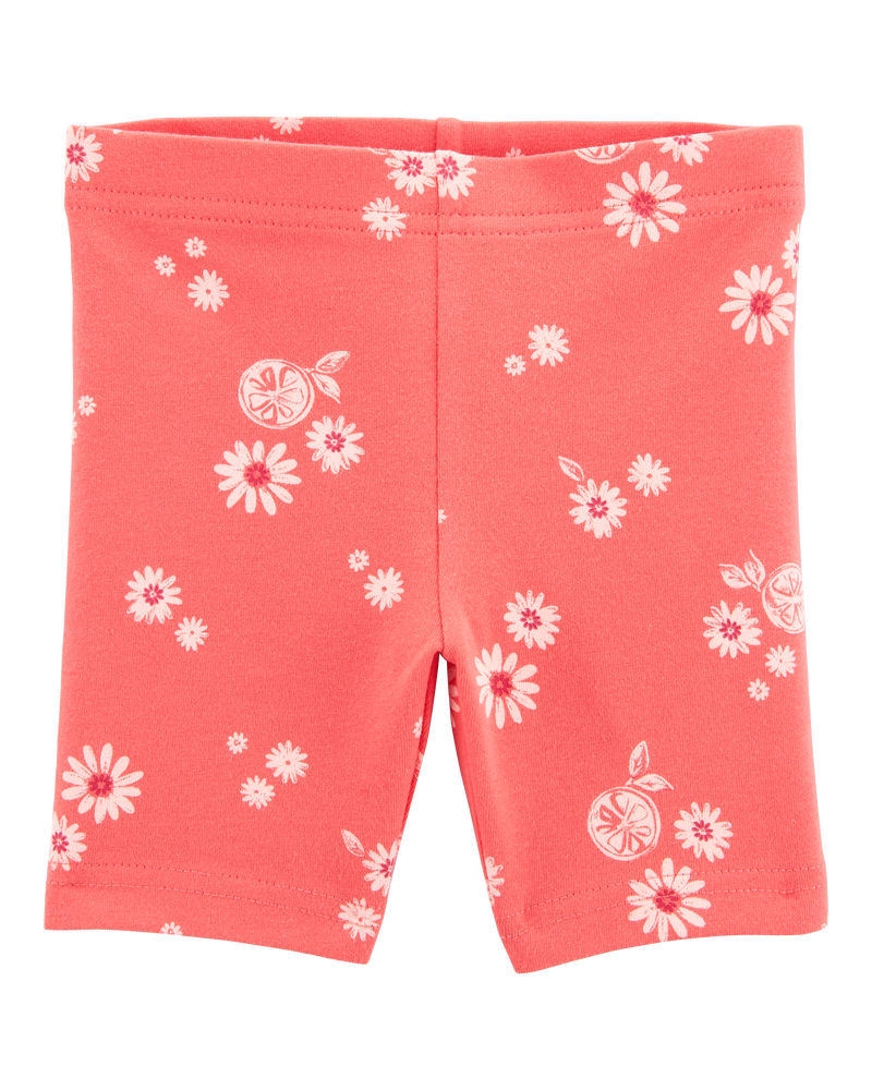 Toddler Girl Floral Bike Shorts, image 1 of 4 slides