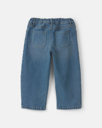 Toddler Girl Denim Barrel Jeans - Medium Wash, 