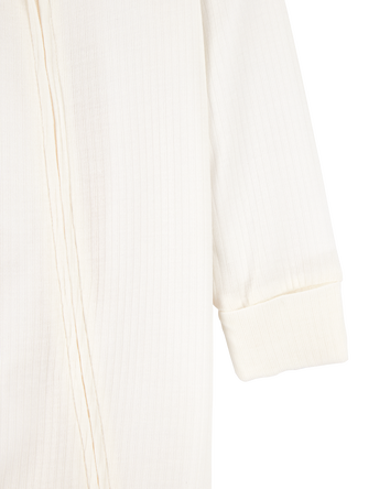 Baby Textured 2-Way Zip Sleep & Play Pyjamas, 