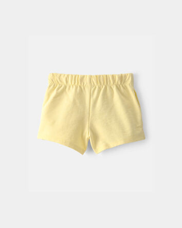 Tout-petit fille - Short en jersey bouclette - Jaune, 