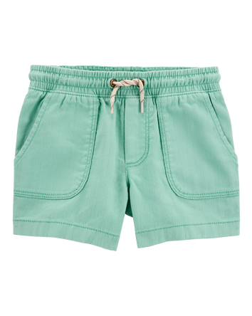 Toddler Cotton Shorts - Turquoise, 