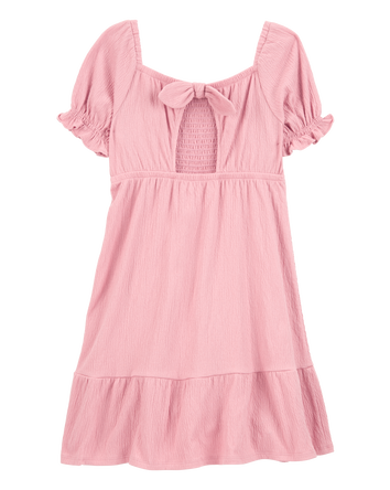 Kid Smocked Dress- Pink, 