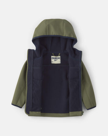 Baby Boy  Quilted Mid Weight Jacket- Green, 