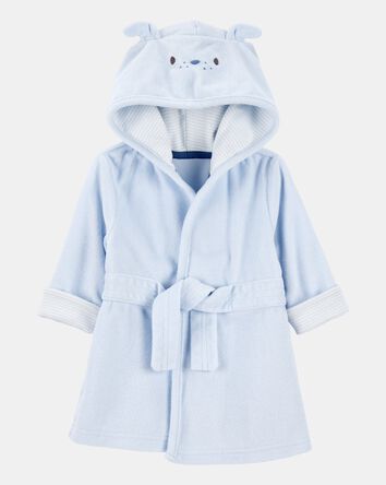 Baby Dog Hooded Terry Robe, 