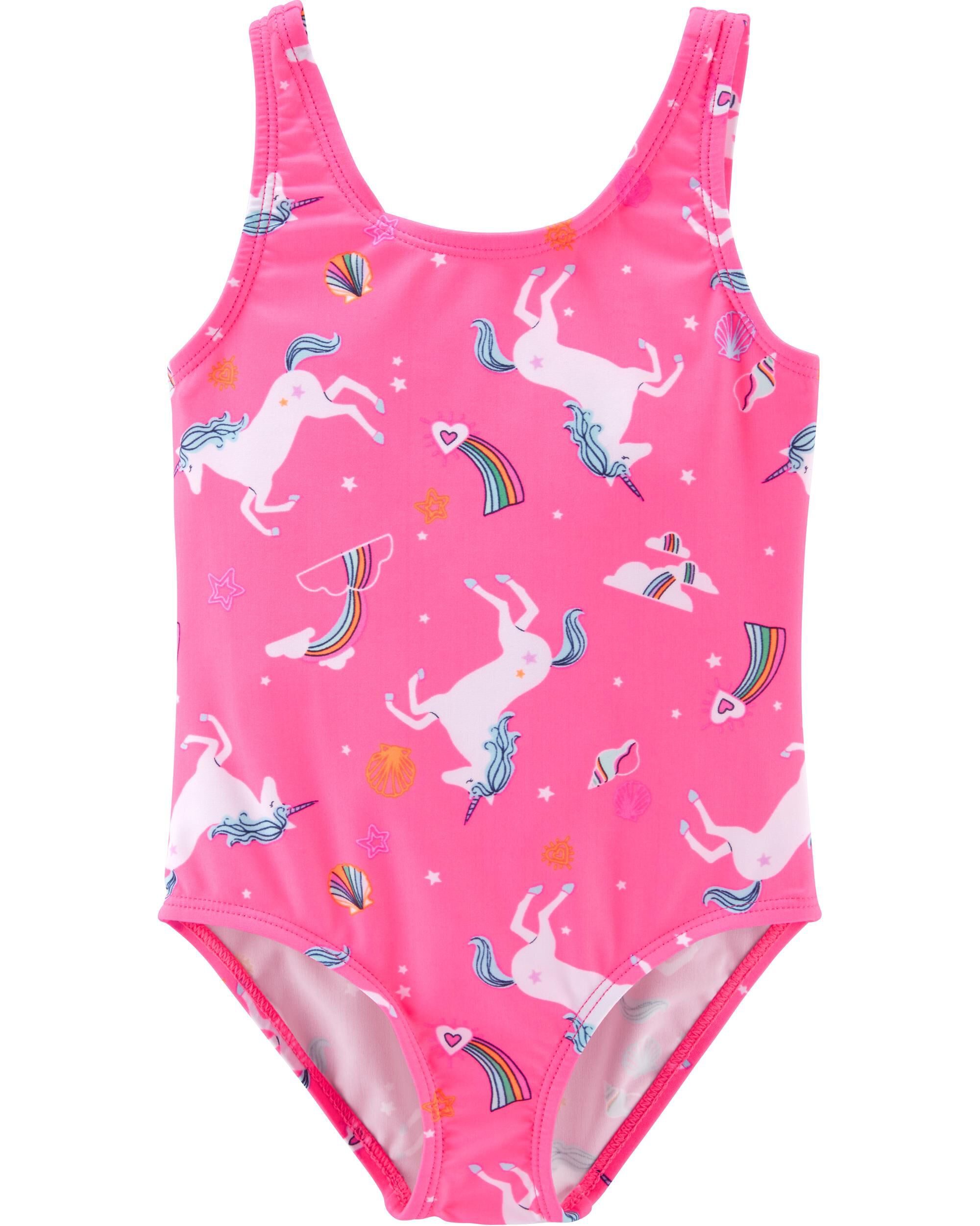 carter's unicorn bathing suit