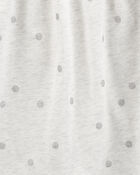 Toddler Glitter Polka Dot Long-Sleeve Jersey Dress, image 3 of 4 slides