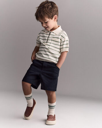 Toddler Boy Bermuda Short - Black, 