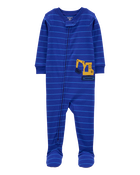 Baby 1-Piece Construction 100% Snug Fit Cotton Footie Pyjamas, image 1 of 4 slides