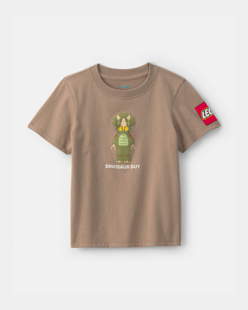 Tout-petit gar&ccedil;on - T-shirt imprim&eacute; Lego - Brun, image 1 sur 3 diapositives