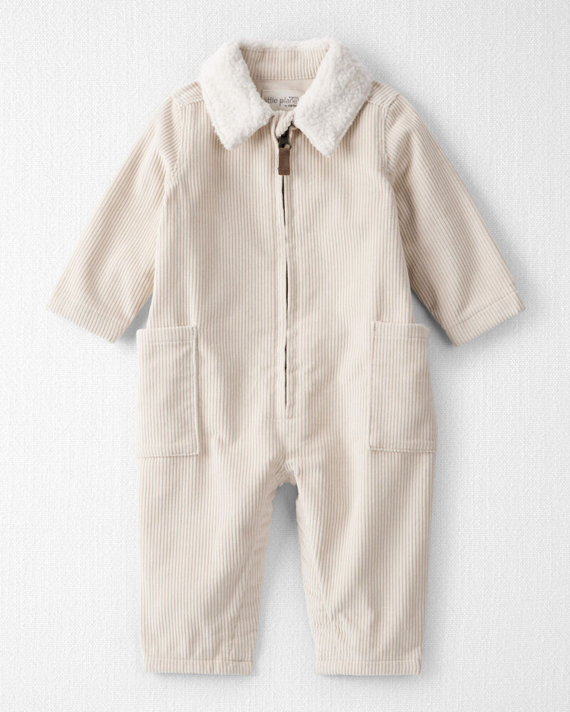 Baby Organic Cotton Corduroy Romper, image 1 of 5 slides