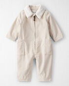 Baby Organic Cotton Corduroy Romper, image 1 of 5 slides