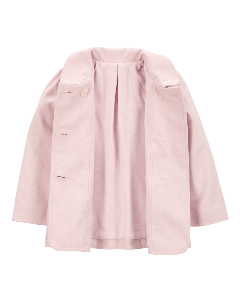 Enfant en bas âge Blouson tissé en coton - Rose, image 2 sur 4 diapositives