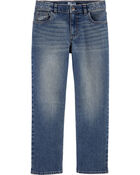Jeans classique (coupe étroite) - délavage moyen usé , image 1 sur 2 diapositives
