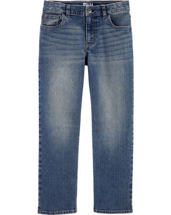 Classic Jeans (Slim Fit) - Tumbled Medium Faded Wash, 