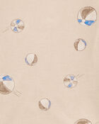 Beach Ball Print Knit Short-Sleeve Tee, image 3 of 4 slides