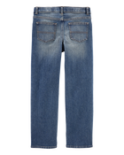 Boys Medium Faded Wash Classic Jeans, image 3 of 7 slides