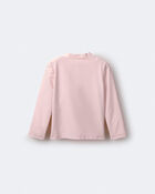 Toddler Full-Zip Long-Sleeve Rashguard - Blush, image 6 of 7 slides