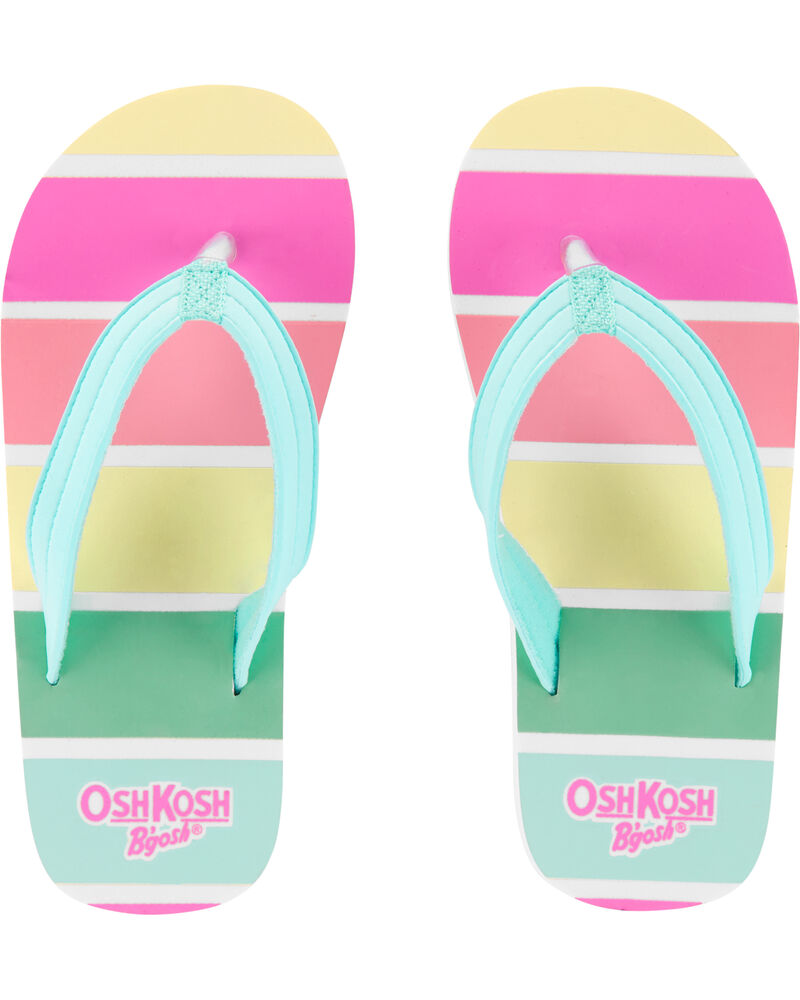 Rainbow Flip Flops
