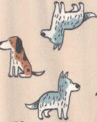 Tout-petit gar&ccedil;on - Pyjama ajust&eacute; 2 pi&egrave;ces en DreamPlush &agrave; motif chien &ndash; Beige, image 4 sur 4 diapositives