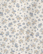 Girls 2-Piece Top & Short Set Made with Organic Cotton in Spring Bloom Print, image 4 of 6 slides