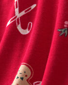 Baby Christmas PurelySoft&trade; 2-Way Zip Sleep & Play Pyjamas - Red, image 6 of 9 slides