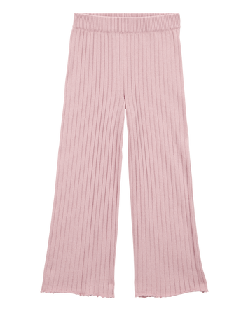 Kid Sweater Knit Pull-On Flare Pants, 