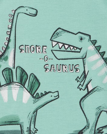 Toddler Dinosaur Print Loose Fit 2-Piece Pyjamas, 