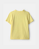 Boys Van Solid Short-Sleeve Rashguard - Yellow, image 2 of 4 slides