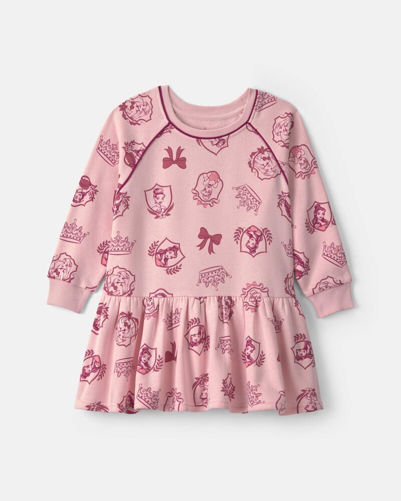 Toddler Girl Disney&copy; Princess Long-Sleeve Dress - Pink, image 1 of 3 slides