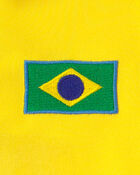 B&eacute;b&eacute; - Barboteuse de soccer Umbro du Br&eacute;sil - Bleu/Jaune/Vert, image 5 sur 6 diapositives