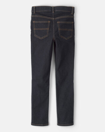 Kid Skinny Jeans In True Rinse Wash, 