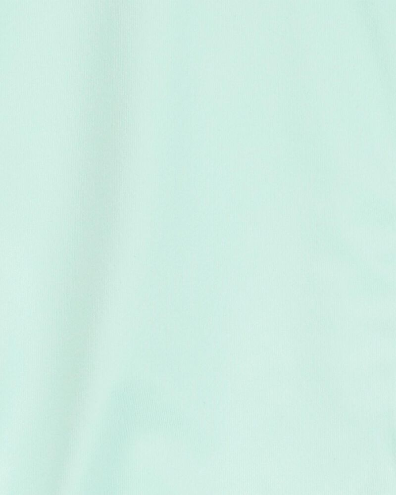 Enfant Blouson en tricot de couleur unie - Turquoise, image 2 sur 3 diapositives