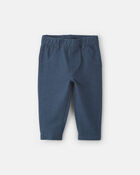 Baby Girl Knit Denim Pants - Indigo, image 1 of 4 slides