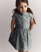 Tout-petit fille - Robe Laura avec poches - Bleu p&acirc;le, image 5 sur 6 diapositives