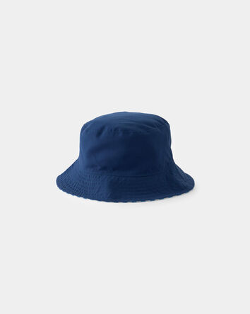 Baby Boy Reversible Stripe Swim Hat - Blue, 