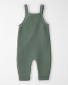 Baby Organic Cotton Sweater Knit Overalls, image 3 of 6 slides