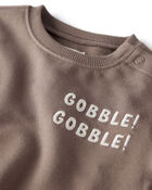 Baby Organic Cotton Gobble Gobble Bubble Bodysuit, image 2 of 5 slides