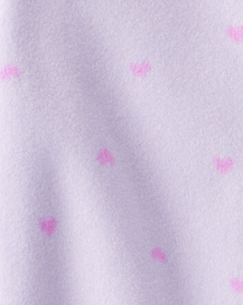 Baby Girl Koala & Heart Loose Fit 1-Piece Pyjamas - Purple, 