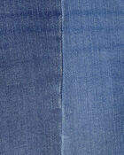 Filles - Short en denim aux couleurs contrast&eacute;es - D&eacute;lav&eacute; fonc&eacute;, image 3 sur 3 diapositives