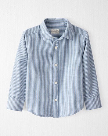 Toddler Button-Front Shirt Made with Organic Cotton, 