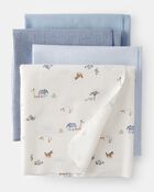 Baby 4-Pack Receiving Blankets, image 1 of 5 slides