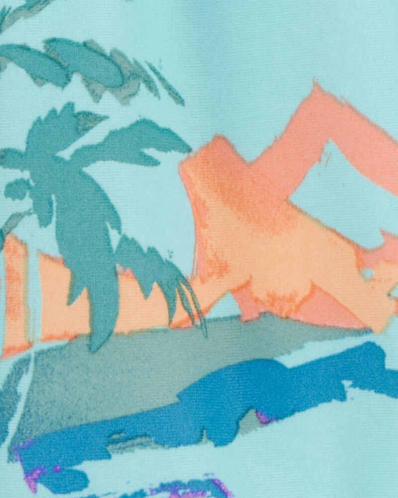 B&eacute;b&eacute; Maillot de bain 1 pi&egrave;ce &agrave; motifs tropicaux, image 4 sur 4 diapositives