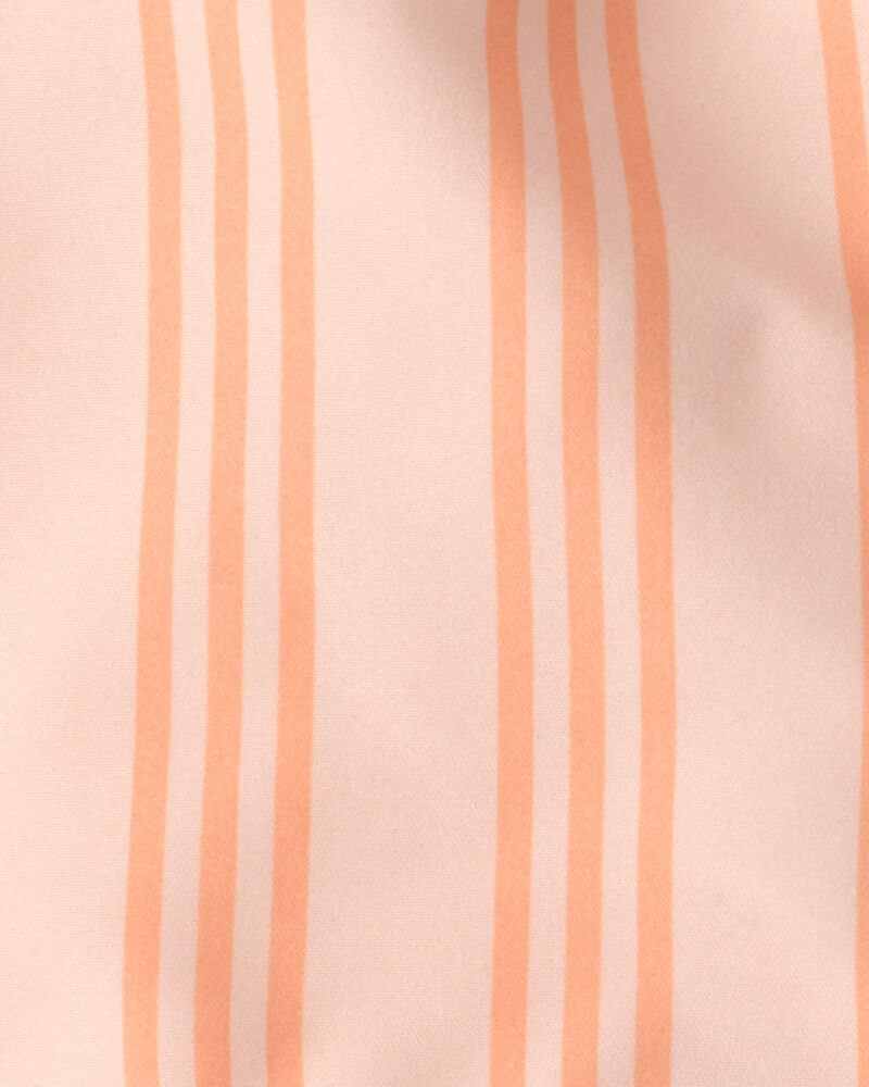 Tout-petit gar&ccedil;on - Short maillot de bain &agrave; rayures - Orange, image 3 sur 3 diapositives