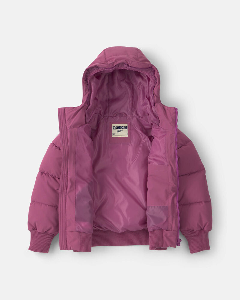 Girls  Bubble Urban Jacket- Purple, image 2 of 4 slides
