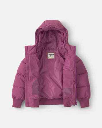 Girls  Bubble Urban Jacket- Purple, 