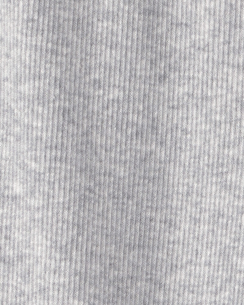 Baby Organic Cotton Rib Footed Pants, image 3 of 3 slides