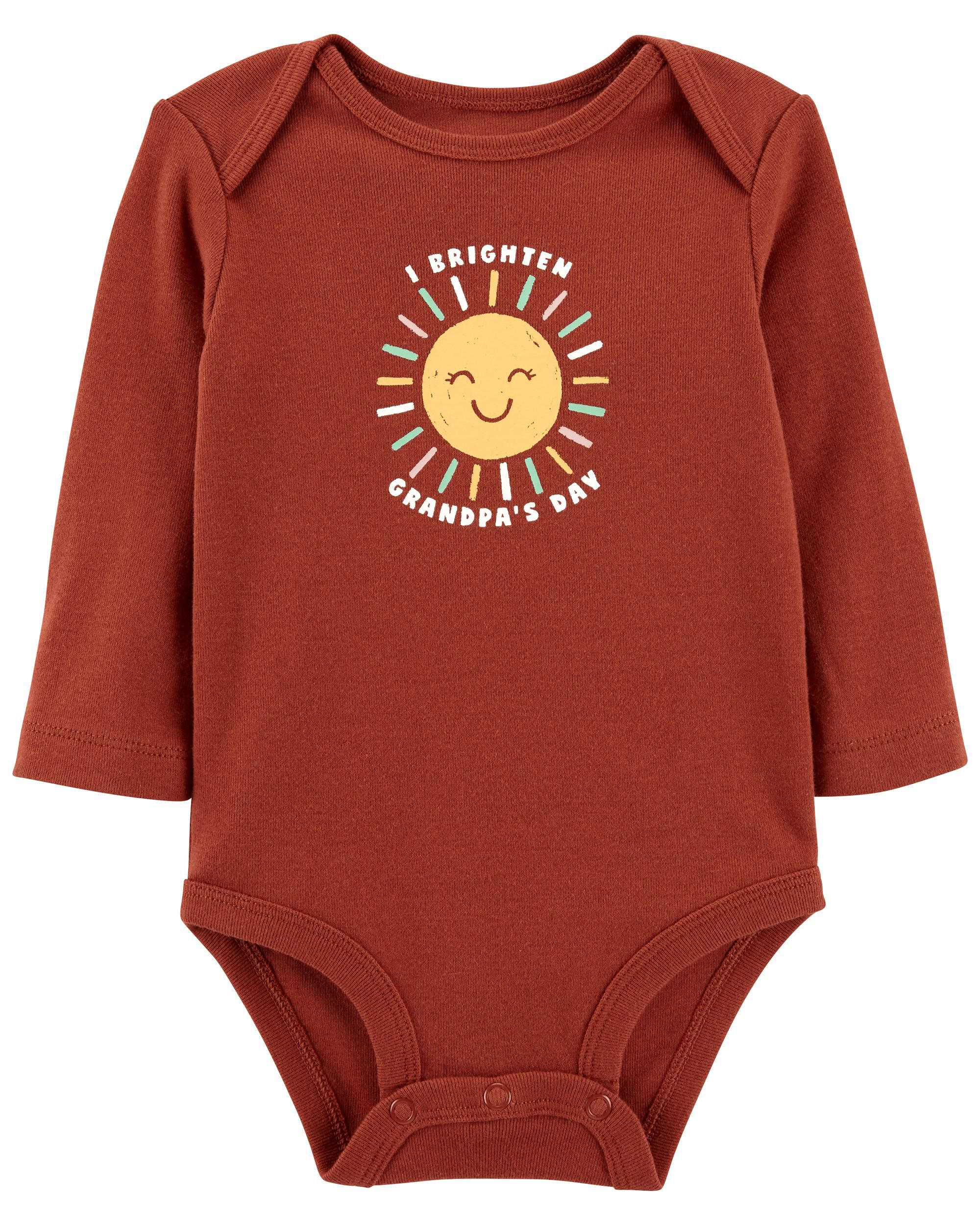 Brown Grandpa Sun Collectible Bodysuit carters